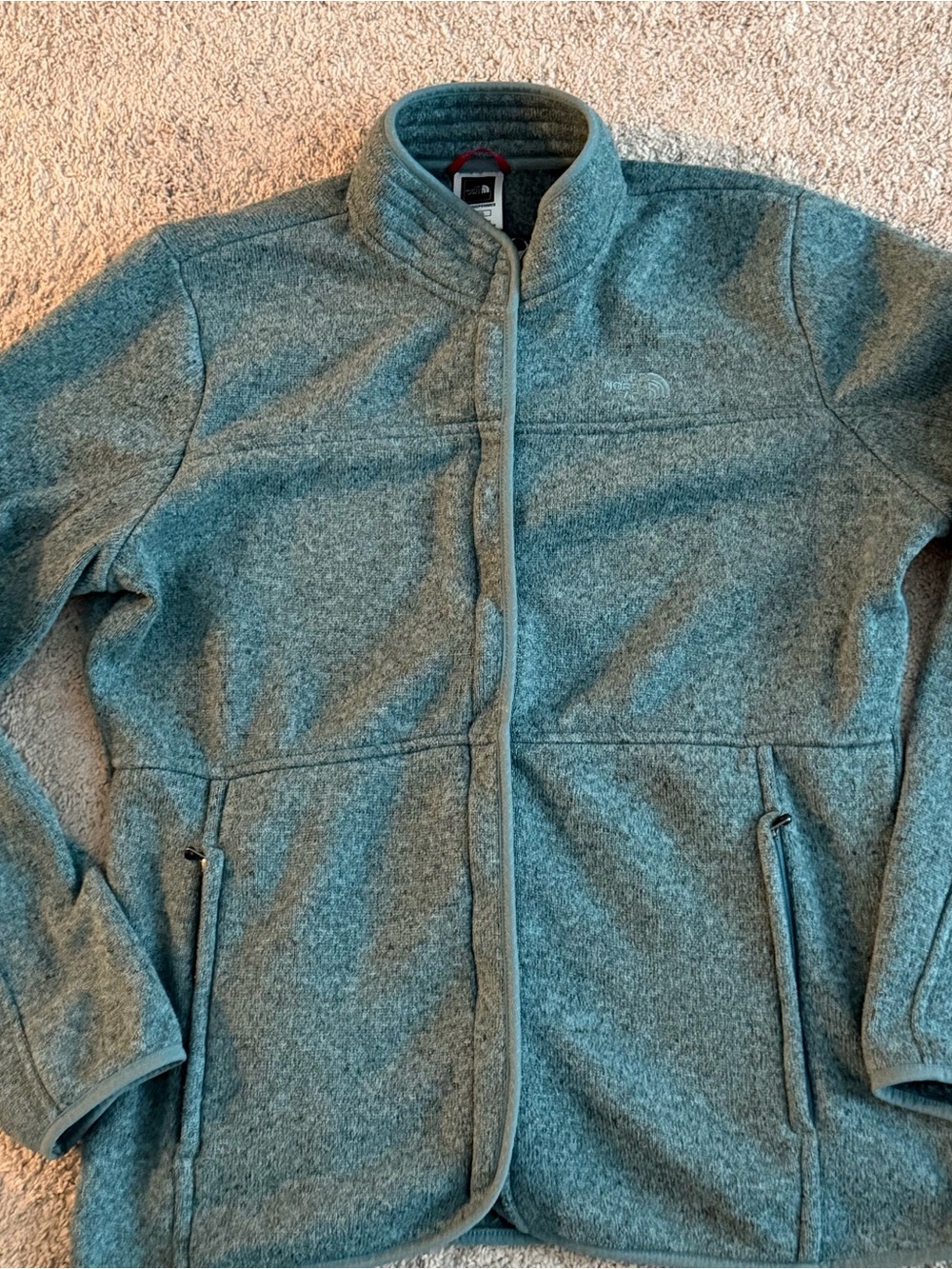 The North Face Men's Teal Heather Fleece Jacket
